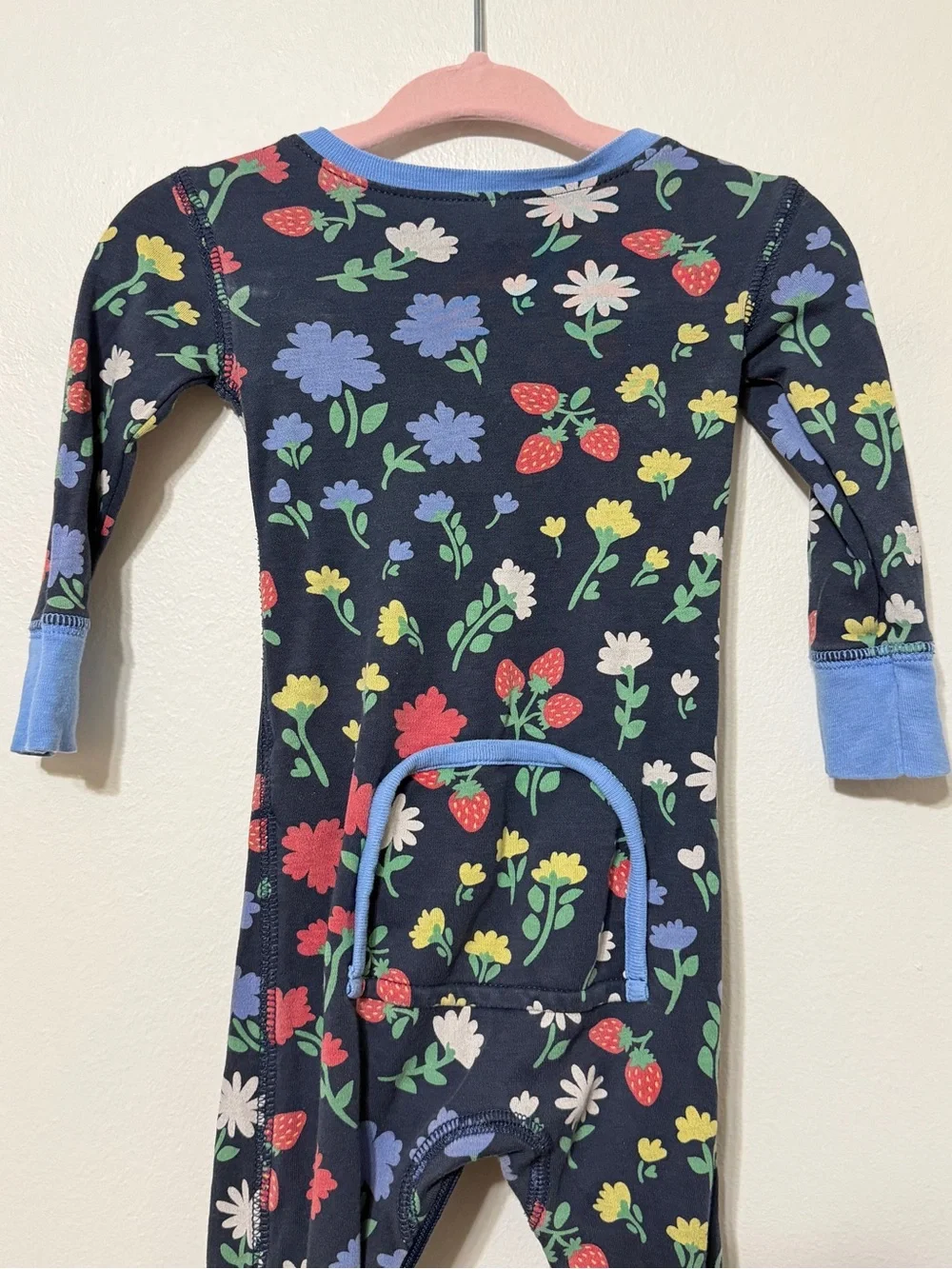 The Beaufort Bonnet Company Floral Strawberry zippy 6-12 months